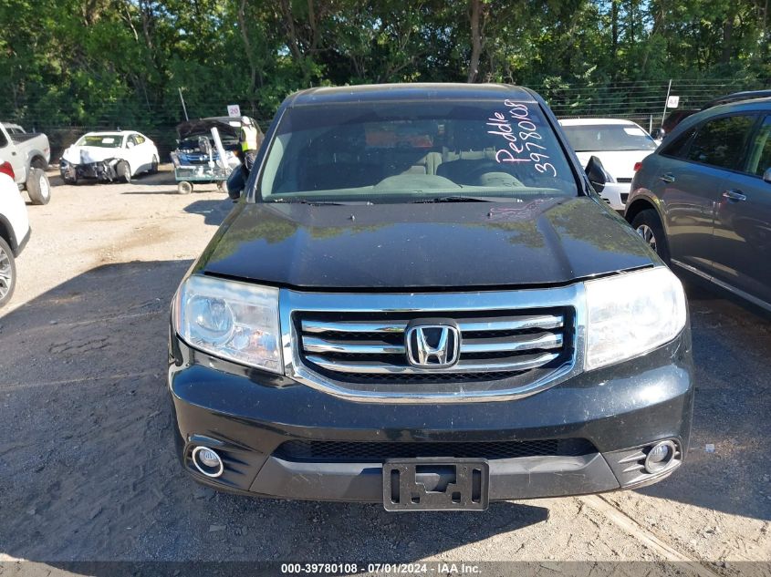 2013 Honda Pilot Ex VIN: 5FNYF4H44DB043957 Lot: 39780108