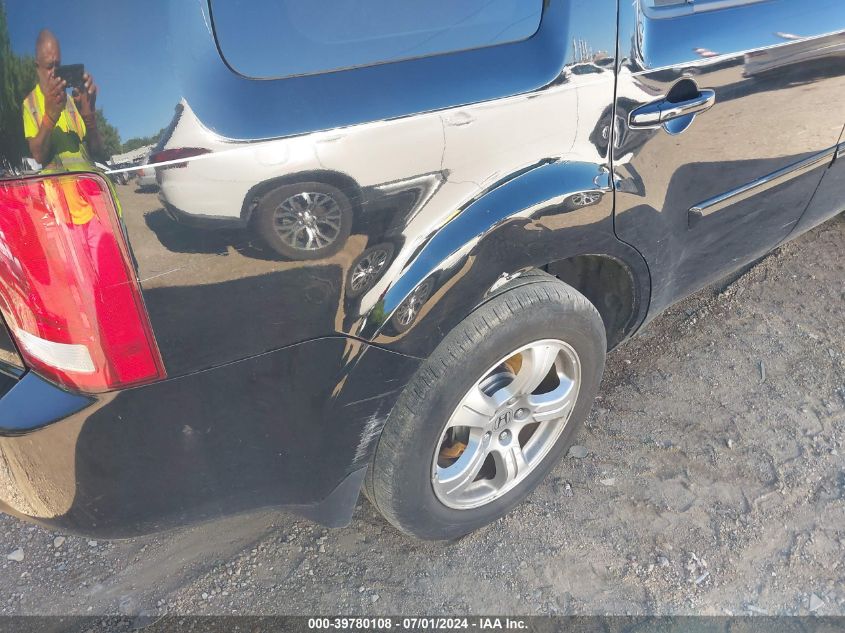 2013 Honda Pilot Ex VIN: 5FNYF4H44DB043957 Lot: 39780108