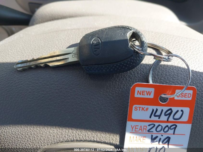 2009 Kia Rio Lx VIN: KNADE223596439367 Lot: 39780112