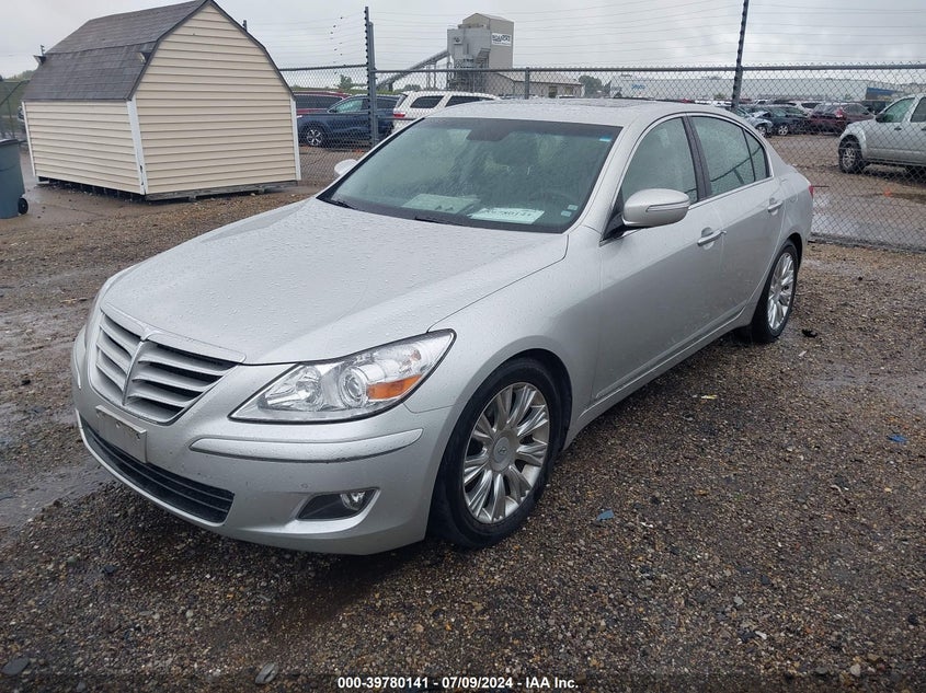 2009 Hyundai Genesis 3.8 VIN: KMHGC46E09U062533 Lot: 39780141