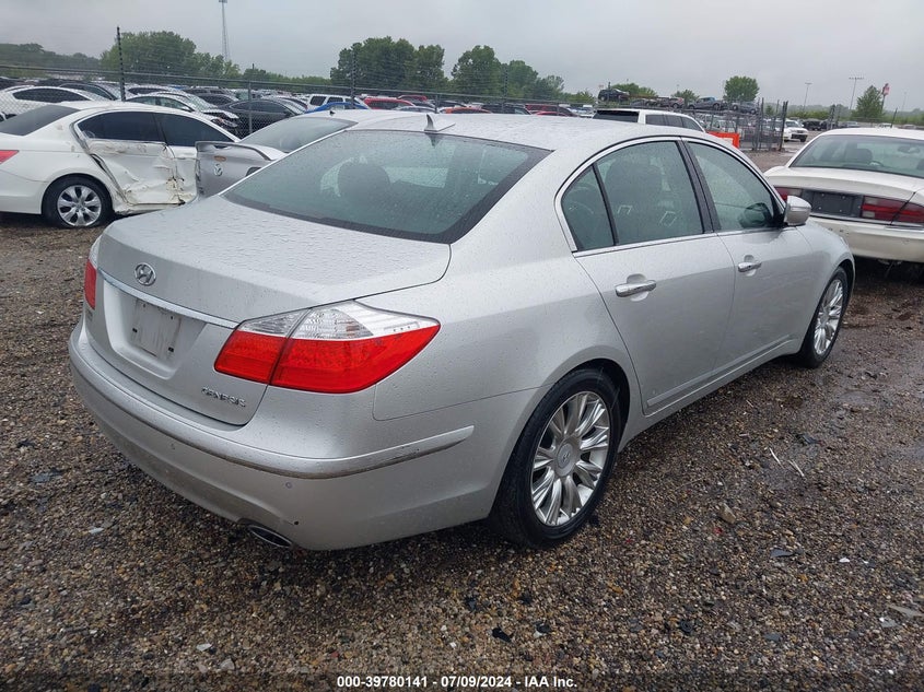 2009 Hyundai Genesis 3.8 VIN: KMHGC46E09U062533 Lot: 39780141