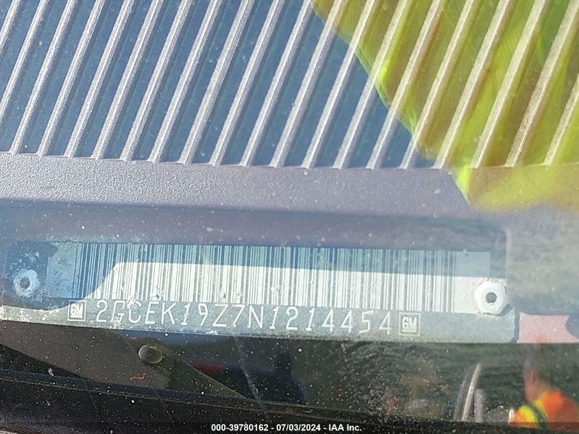 1992 Chevrolet Gmt-400 K1500 VIN: 2GCEK19Z7N1214454 Lot: 39780162