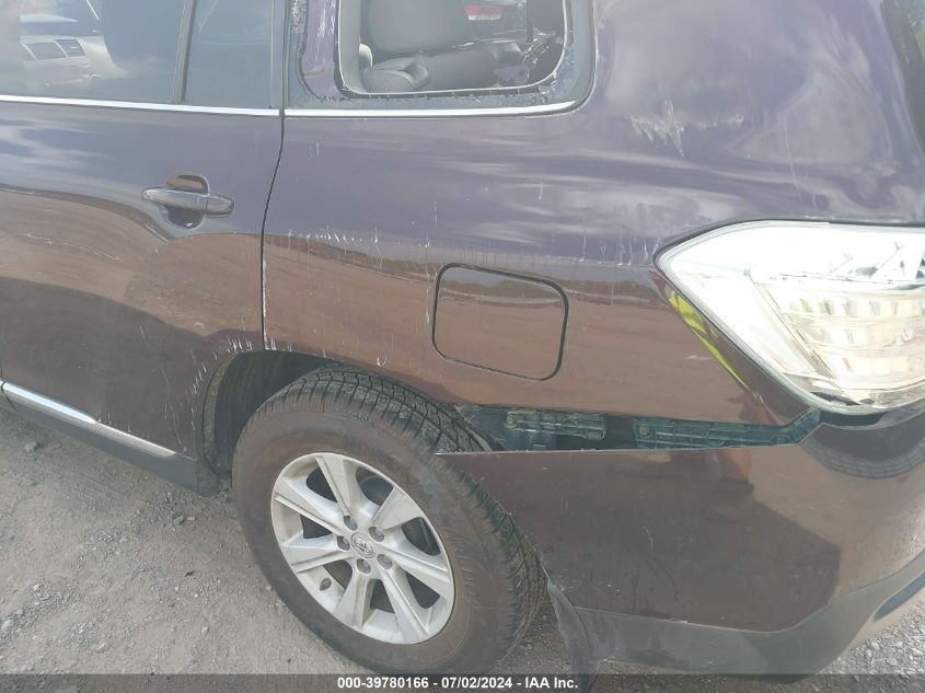 2012 Toyota Highlander Se VIN: 5TDZA3EH0CS029181 Lot: 39780166