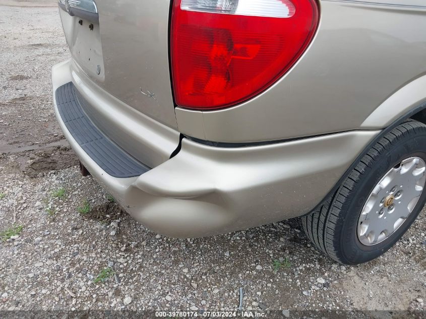 2002 Chrysler Town & Country Lx VIN: 2C4GP44362R747018 Lot: 39780174