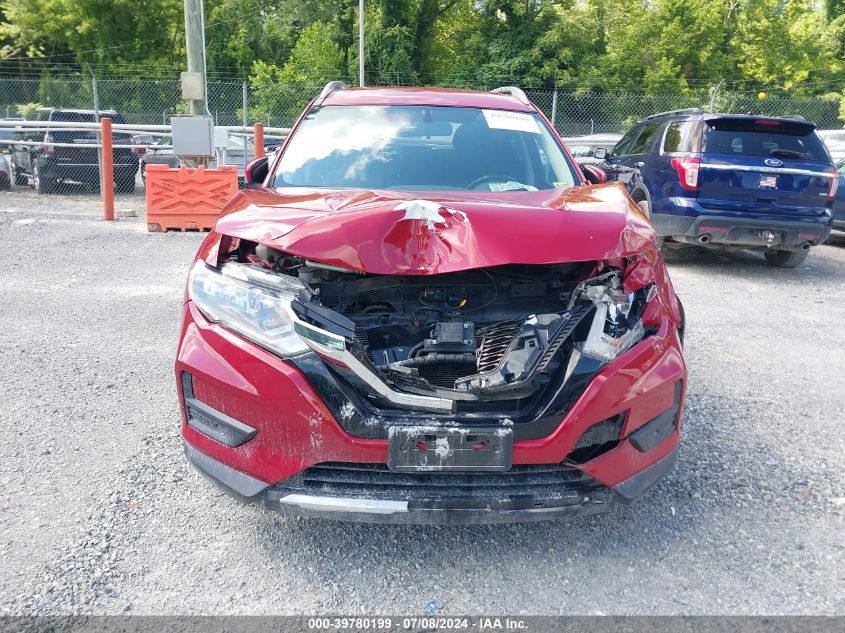 2017 Nissan Rogue Sv VIN: JN8AT2MV9HW268877 Lot: 39780199