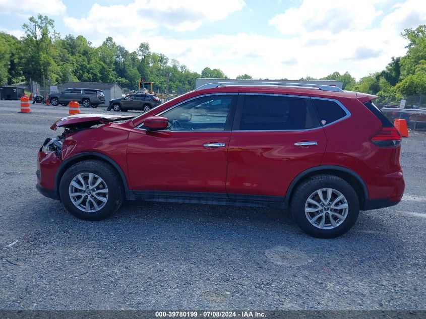 2017 Nissan Rogue Sv VIN: JN8AT2MV9HW268877 Lot: 39780199