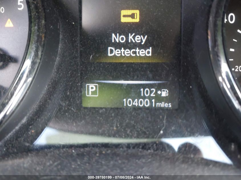 2017 Nissan Rogue Sv VIN: JN8AT2MV9HW268877 Lot: 39780199