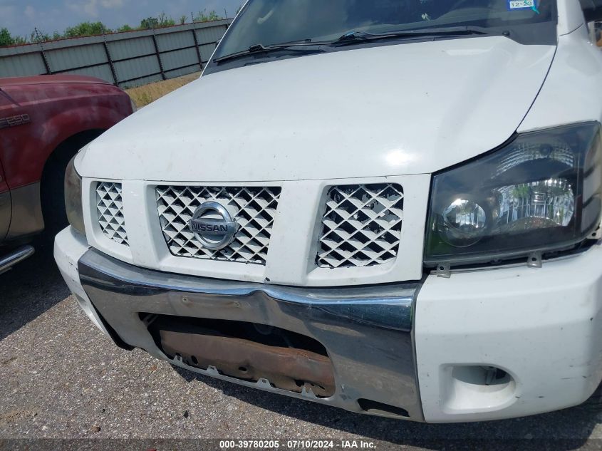 2008 Nissan Titan Le/Se/Xe VIN: 1N6BA07D18N346505 Lot: 39780205