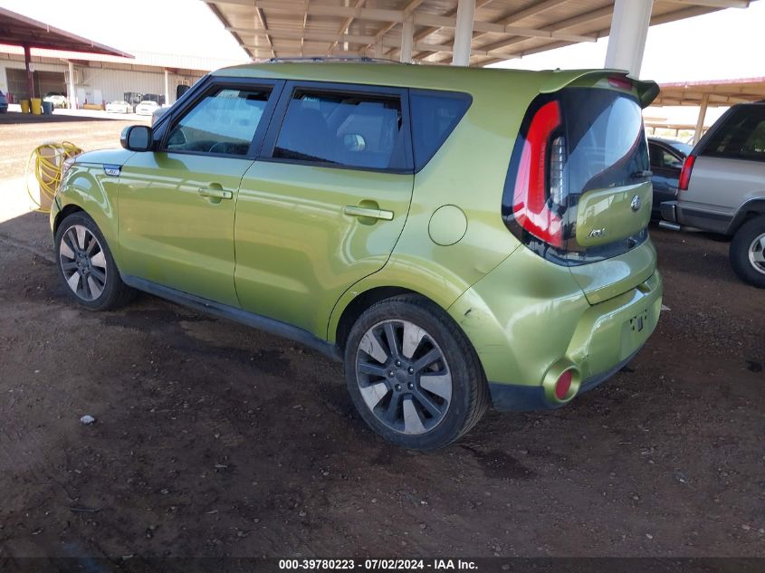 2014 Kia Soul ! VIN: KNDJX3A51E7039125 Lot: 39780223