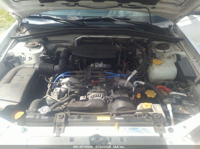 2003 Subaru Forester Xs VIN: JF1SG65643G722626 Lot: 39780240