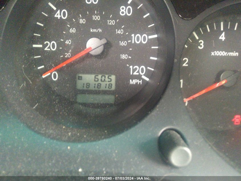 2003 Subaru Forester Xs VIN: JF1SG65643G722626 Lot: 39780240