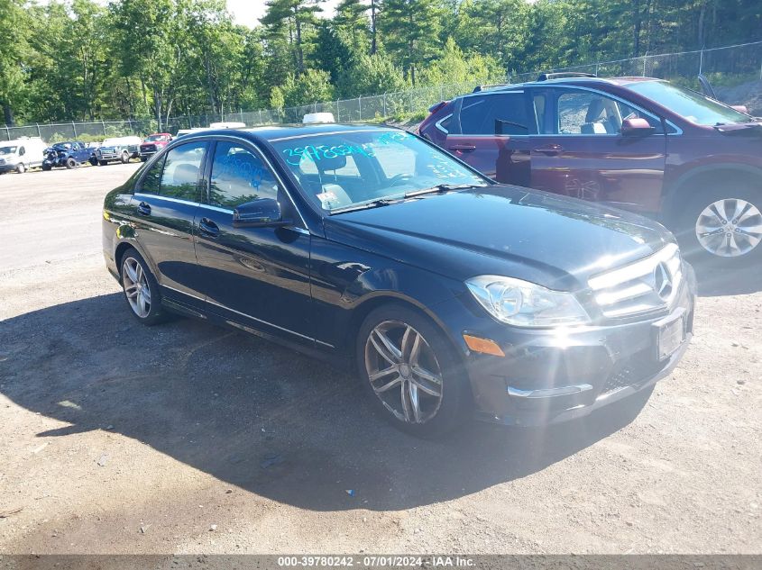 2012 Mercedes-Benz C 300 Luxury 4Matic/Sport 4Matic VIN: WDDGF8BB5CR230214 Lot: 39780242
