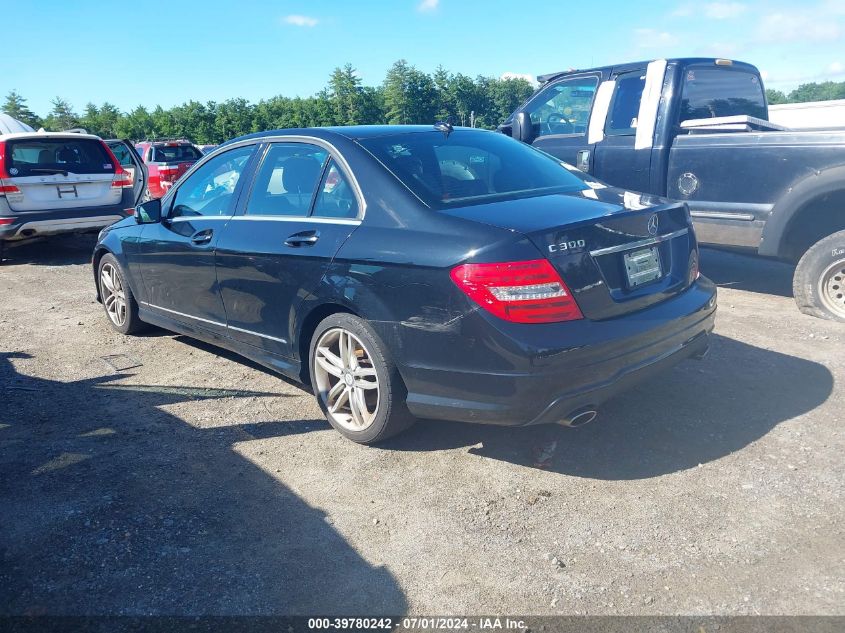 WDDGF8BB5CR230214 | 2012 MERCEDES-BENZ C 300