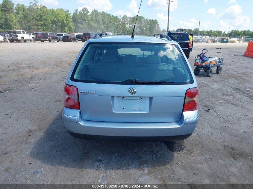 2003 Volkswagen Passat Gls VIN: WVWVD63B93E377296 Lot: 39780250