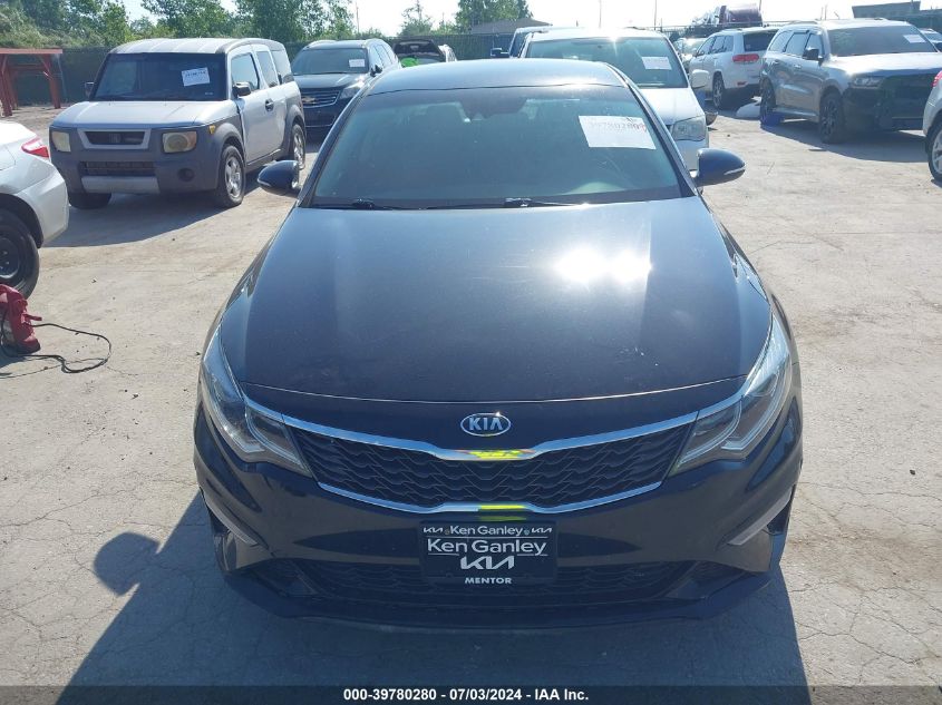 2019 Kia Optima Lx VIN: 5XXGT4L38KG374828 Lot: 39780280