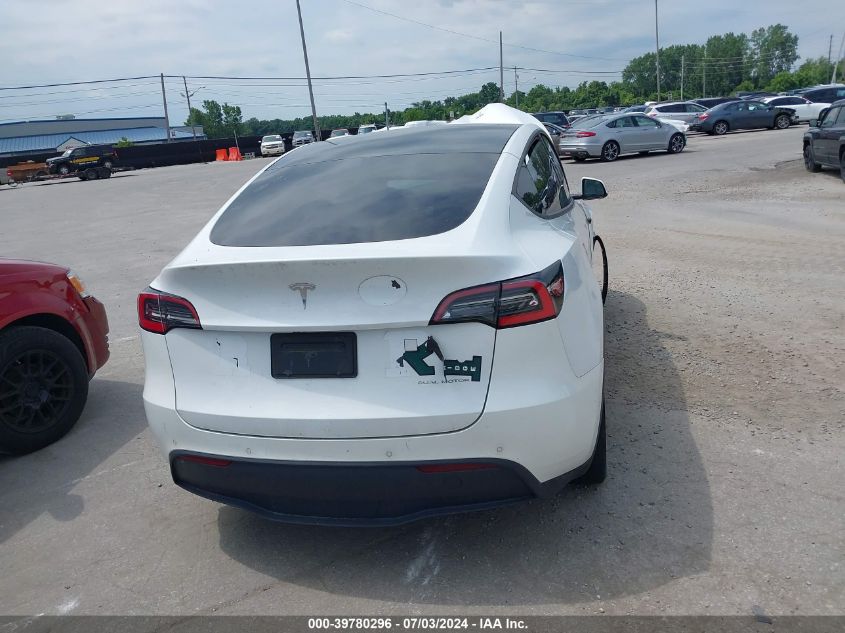 2021 Tesla Model Y Long Range Dual Motor All-Wheel Drive VIN: 5YJYGDEEXMF073247 Lot: 39780296