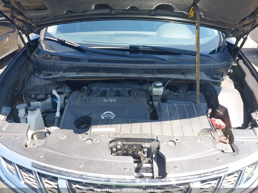 2012 Nissan Murano S VIN: JN8AZ1MW5CW222487 Lot: 39780298