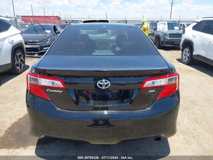 2012 Toyota Camry Se VIN: 4T1BF1FK2CU129386 Lot: 39780326