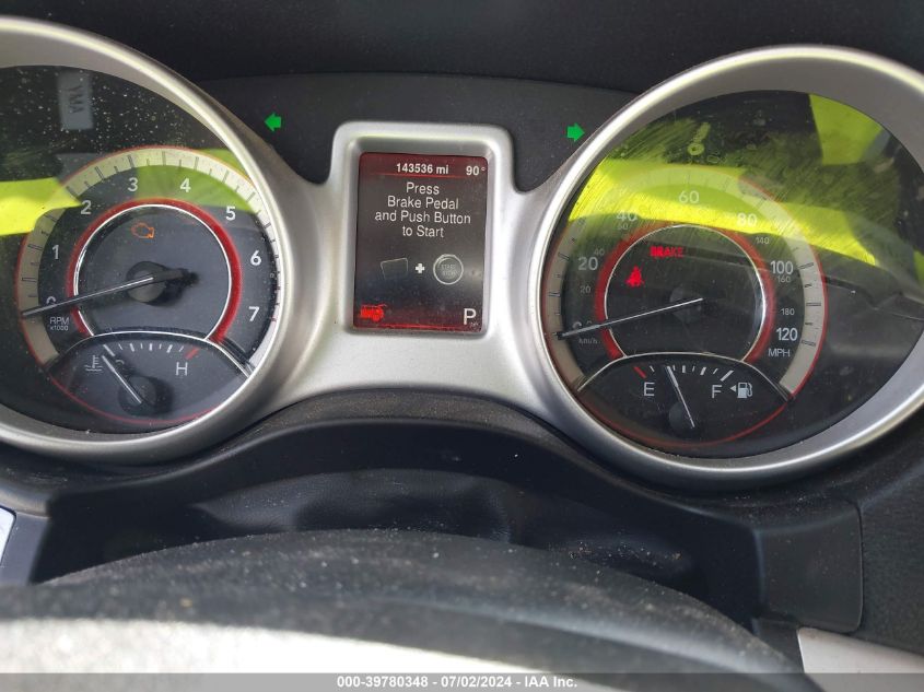 2015 Dodge Journey Sxt VIN: 3C4PDCBG4FT570027 Lot: 39780348