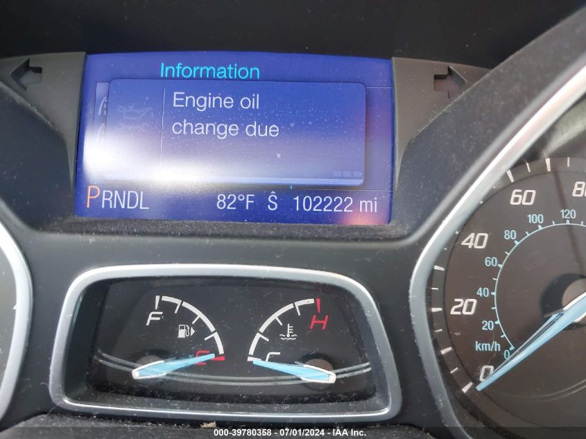 2013 Ford Focus Se VIN: 1FADP3F2XDL208873 Lot: 39780358