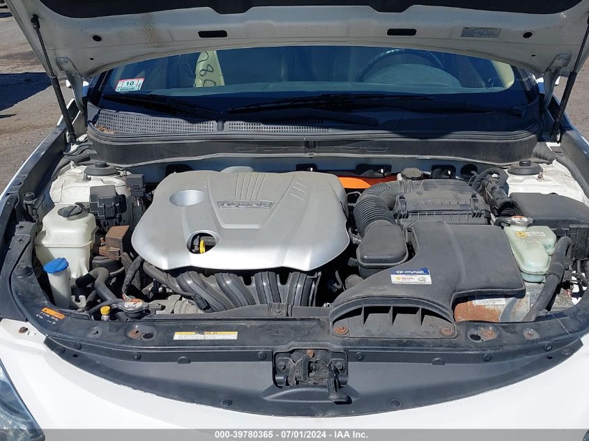 2013 Hyundai Sonata Hybrid Limited VIN: KMHEC4A49DA090038 Lot: 39780365