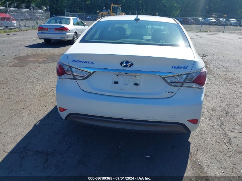 2013 Hyundai Sonata Hybrid Limited VIN: KMHEC4A49DA090038 Lot: 39780365