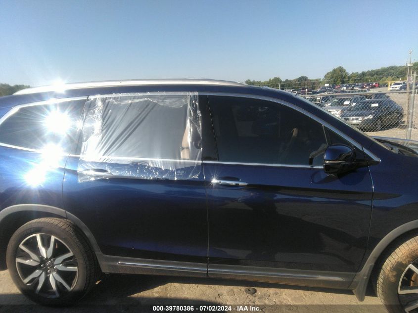 2019 Honda Pilot Touring VIN: 5FNYF5H62KB007026 Lot: 39780386