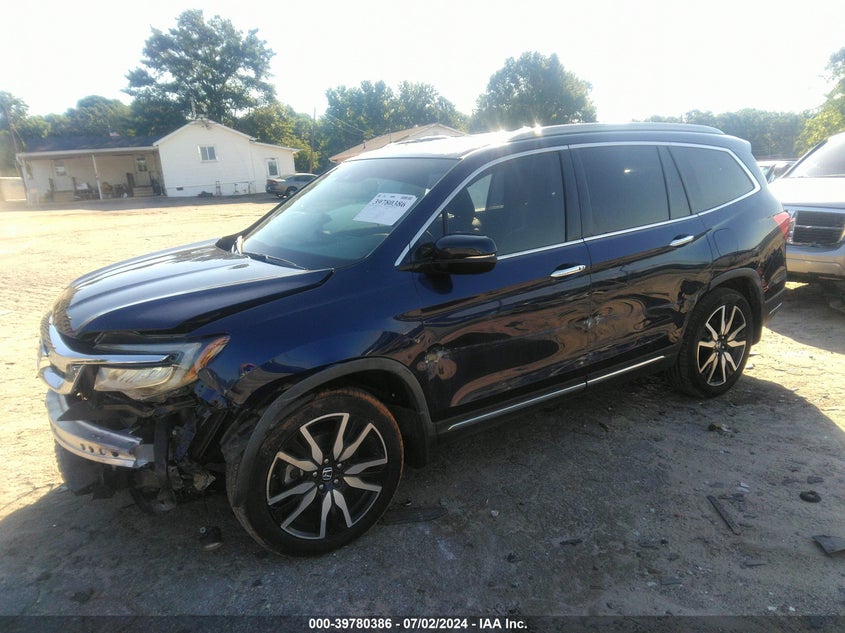 VIN 5FNYF5H62KB007026 2019 HONDA PILOT TOURING