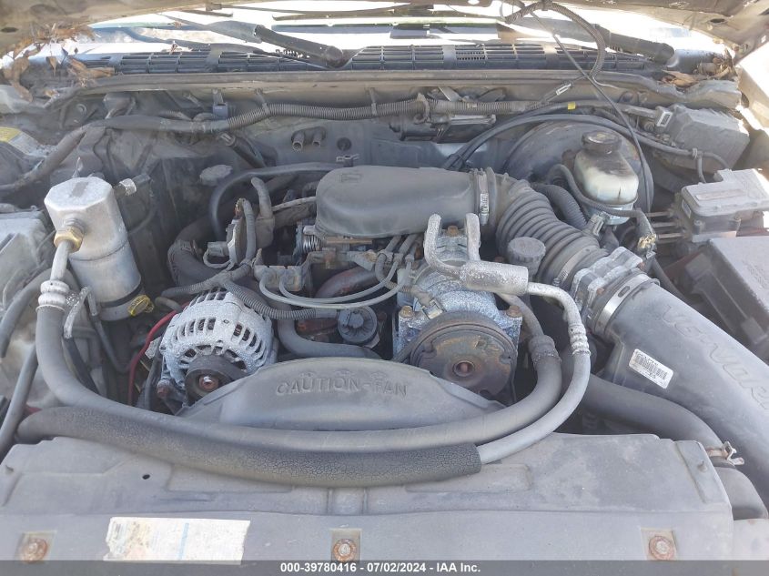 2001 GMC Jimmy Sle VIN: 1GKCS13W612174596 Lot: 39780416