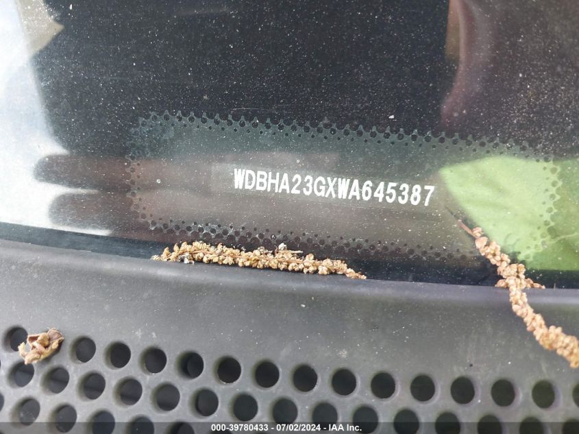 1998 Mercedes-Benz C 230 VIN: WDBHA23GXWA645387 Lot: 39780433