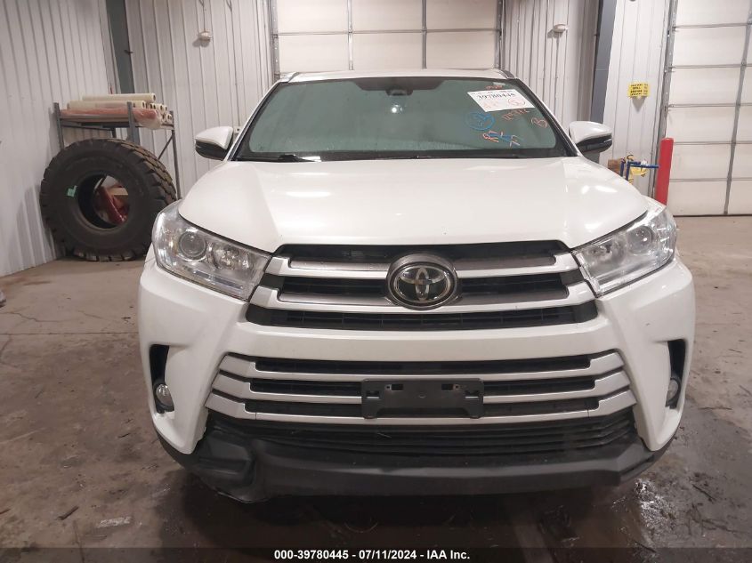 2017 Toyota Highlander Xle VIN: 5TDJZRFH0HS517481 Lot: 39780445