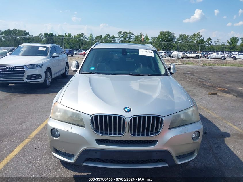 2011 BMW X3 xDrive28I VIN: 5UXWX5C58BL709186 Lot: 39780456
