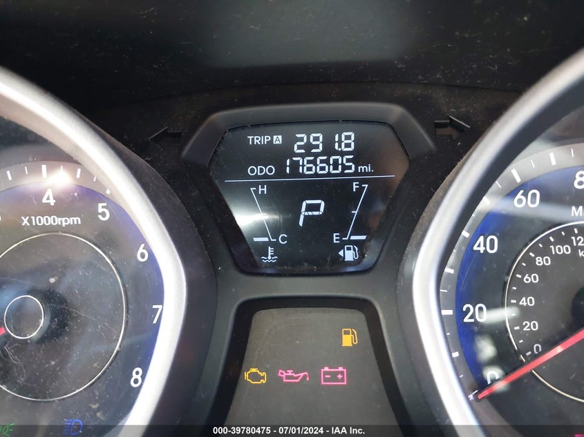 2012 Hyundai Elantra Limited (Ulsan Plant) VIN: KMHDH4AE9CU366883 Lot: 39780475