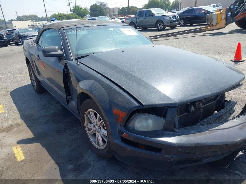 2007 Ford Mustang V6 Deluxe/V6 Premium VIN: 1ZVFT84N475196489 Lot: 39780493