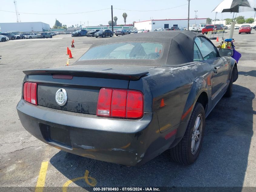 2007 Ford Mustang V6 Deluxe/V6 Premium VIN: 1ZVFT84N475196489 Lot: 39780493