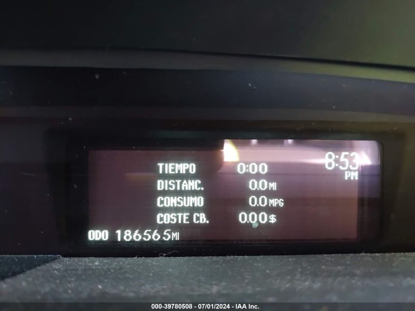 2013 Toyota Prius Two VIN: JTDKN3DU6D5655717 Lot: 39780508