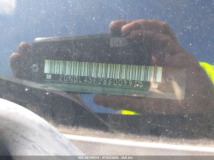 2008 Chevrolet Equinox Lt VIN: 2CNDL43F286009913 Lot: 39780515