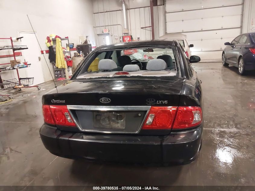 2004 Kia Optima Ex V6/Lx V6 VIN: KNAGD128345350367 Lot: 39780535