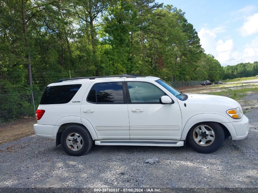 2002 Toyota Sequoia VIN: 5TBDT48A02S134561 Lot: 39780537