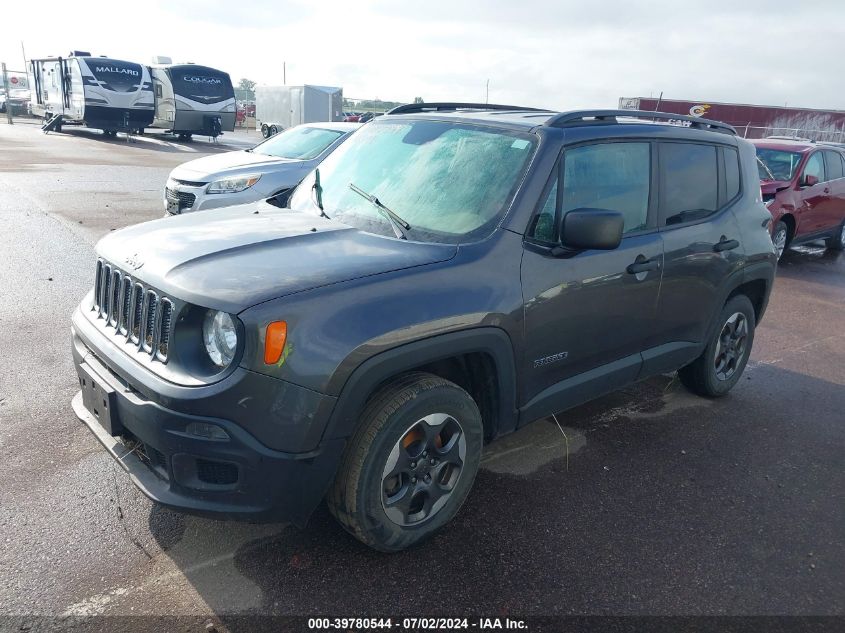 2017 Jeep Renegade VIN: ZACCJBAB8HPG48682 Lot: 40232954