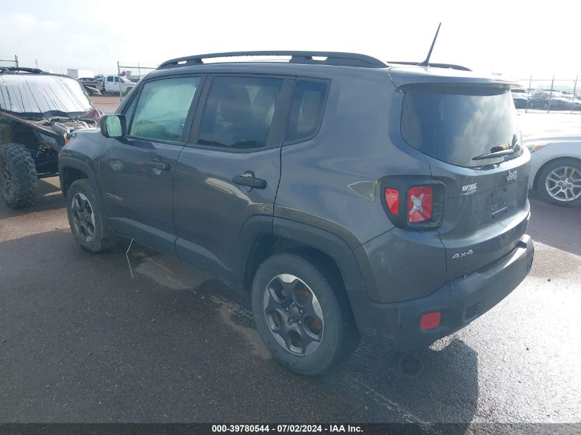 2017 Jeep Renegade VIN: ZACCJBAB8HPG48682 Lot: 40232954