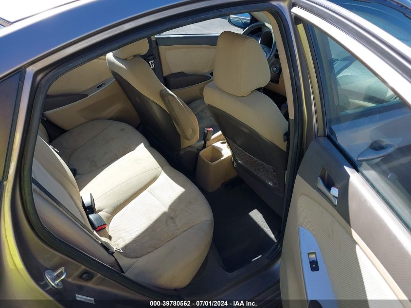 2013 Hyundai Accent Gls VIN: KMHCT4AE9DU521055 Lot: 39780562