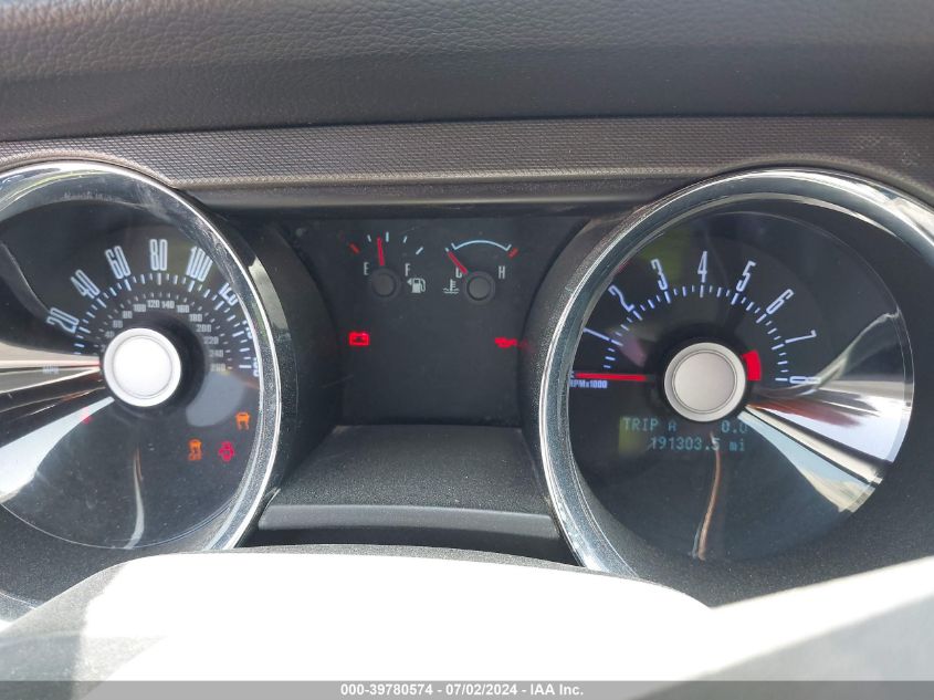 2012 Ford Mustang V6 VIN: 1ZVBP8AM2C5272297 Lot: 39780574