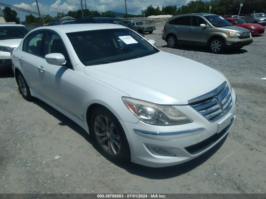 2012 Hyundai Genesis 3.8 VIN: KMHGC4DDXCU191333 Lot: 39780583