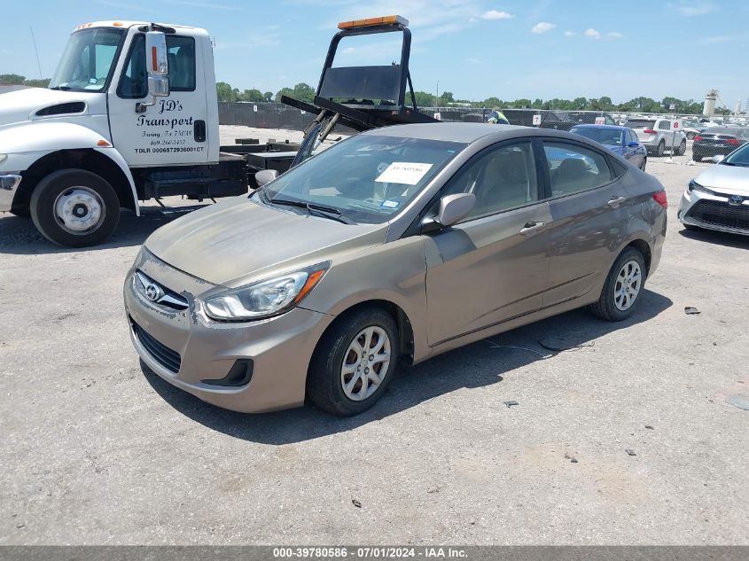 VIN KMHCT4AE4DU503871 2013 HYUNDAI ACCENT no.2