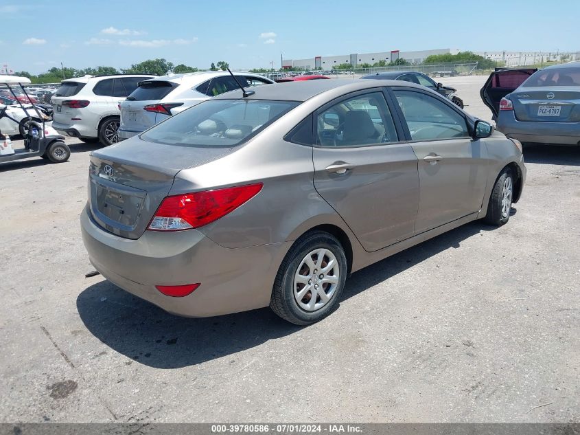 VIN KMHCT4AE4DU503871 2013 HYUNDAI ACCENT no.4