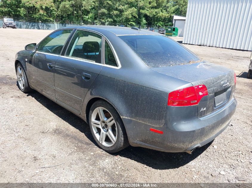 WAUDF78E05A574380 | 2005 AUDI A4