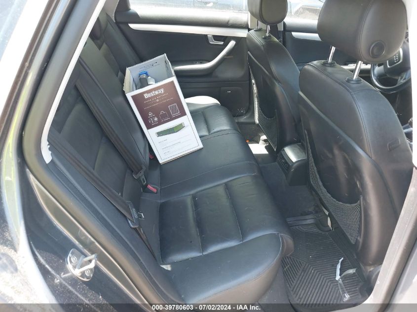 2005 Audi A4 2.0T VIN: WAUDF78E05A574380 Lot: 39780603