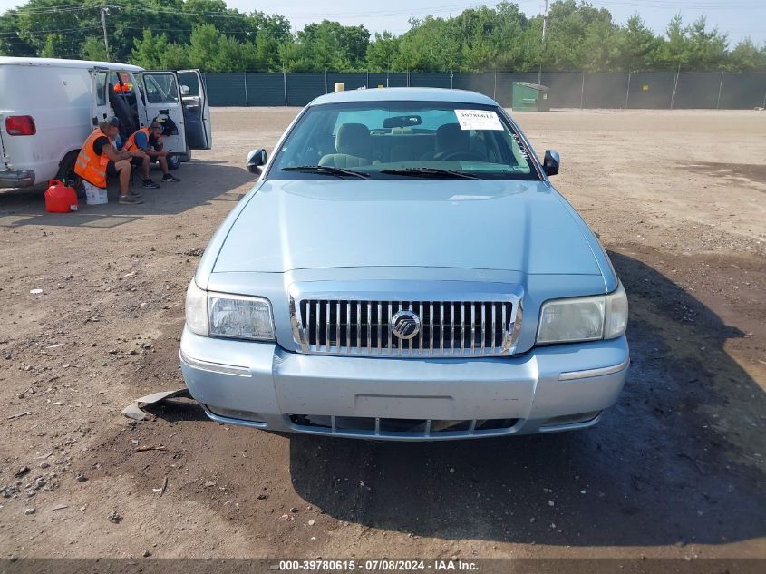 2008 Mercury Grand Marquis Gs VIN: 2MEFM74V58X614387 Lot: 39780615