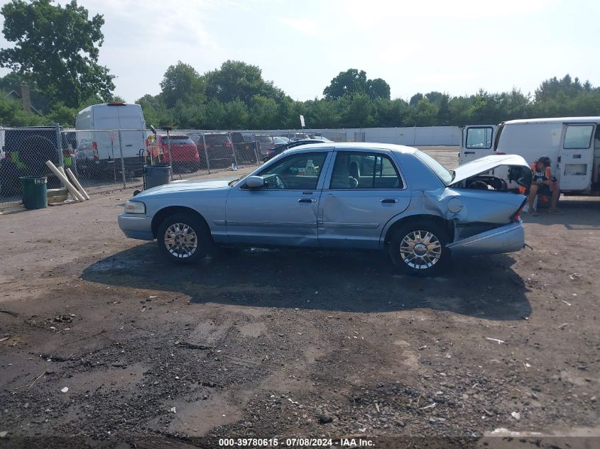 2008 Mercury Grand Marquis Gs VIN: 2MEFM74V58X614387 Lot: 39780615